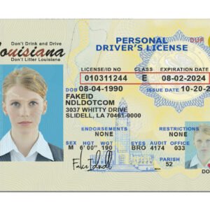 Buy Fake Louisiana Driver License